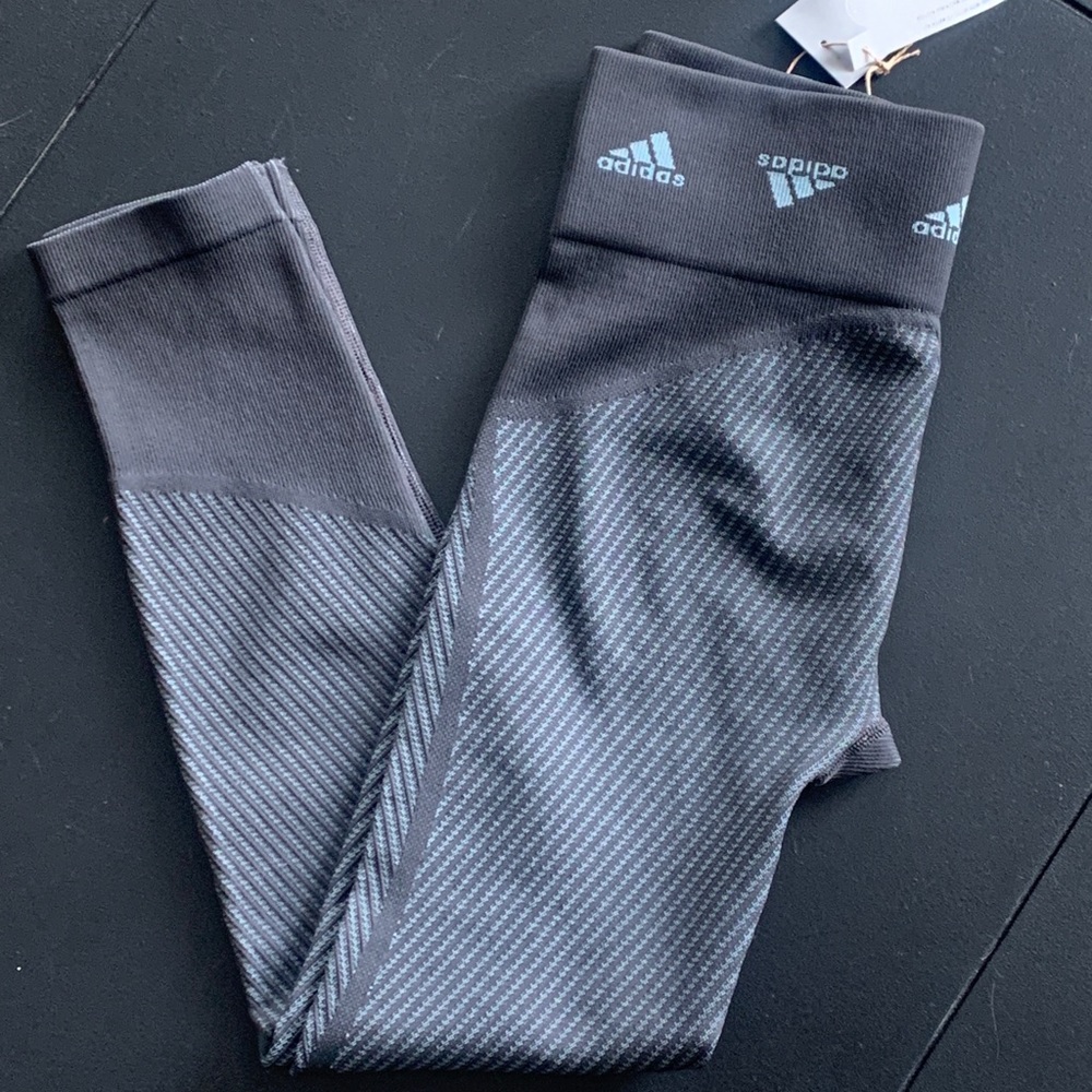 adidas Black and Gray Leggings